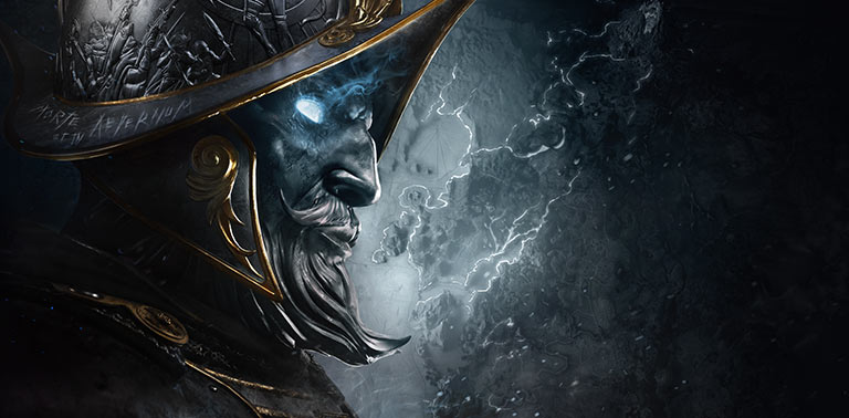 Scena di gioco sullo sfondo